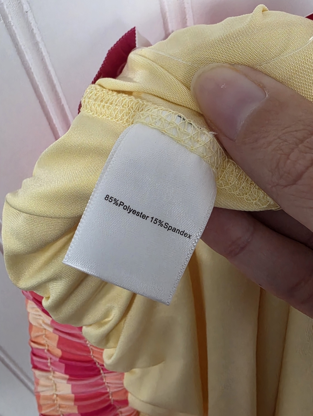 Jess Lea | NWT Summer Crush Plaid Skort Pink Yellow Orange Large - Picture 8 of 8
